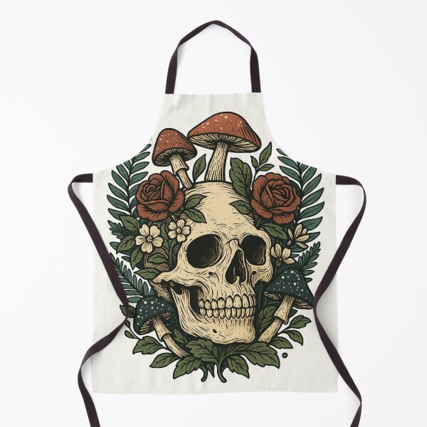 Item preview, Mushroom Skull Botanical Fusion designed and sold by opulantorbit.