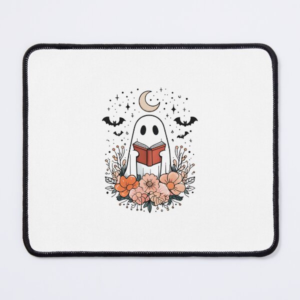 Item preview, Reading Ghost – Spooky Book Lover Print designed and sold by GoxyVision.