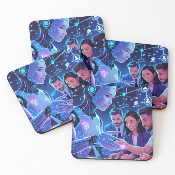 Item preview, Collaborating with AI – The Future of Teamwork designed and sold by smitke.