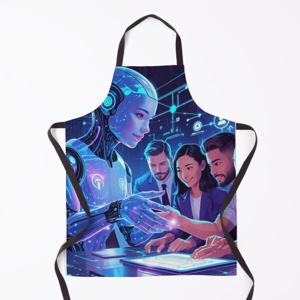 Item preview, Collaborating with AI – The Future of Teamwork designed and sold by smitke.