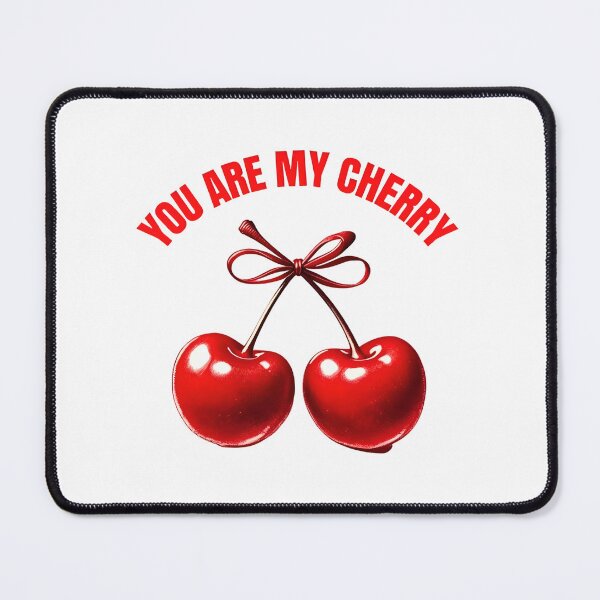 Item preview, You Are My Cherry – Cute Romantic Fruit Print designed and sold by GoxyVision.