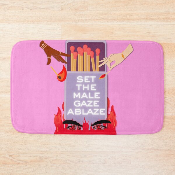 Item preview, Set the Male Gaze Ablaze | Matchstick Ragecore Print designed and sold by Parasocialite.