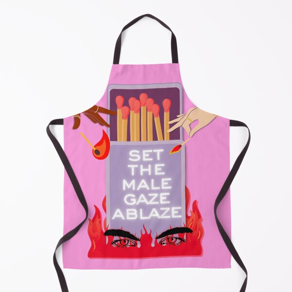 Item preview, Set the Male Gaze Ablaze | Matchstick Ragecore Print designed and sold by Parasocialite.