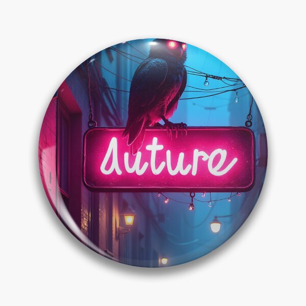 Item preview, Neon Owl of the Future designed and sold by oanaunciuleanu.