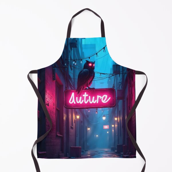 Item preview, Neon Owl of the Future designed and sold by oanaunciuleanu.