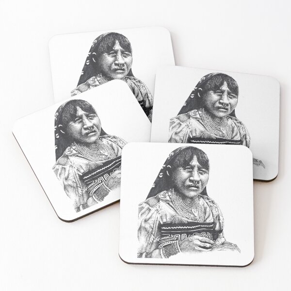 Item preview, Guna indigenous woman sewing mola designed and sold by Panama-Classic.