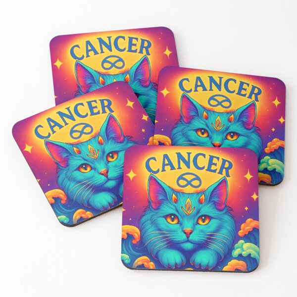 Item preview, Cancer Zodiac Cat – Astrology Horoscope Design designed and sold by Luis Betancourt illustrations.