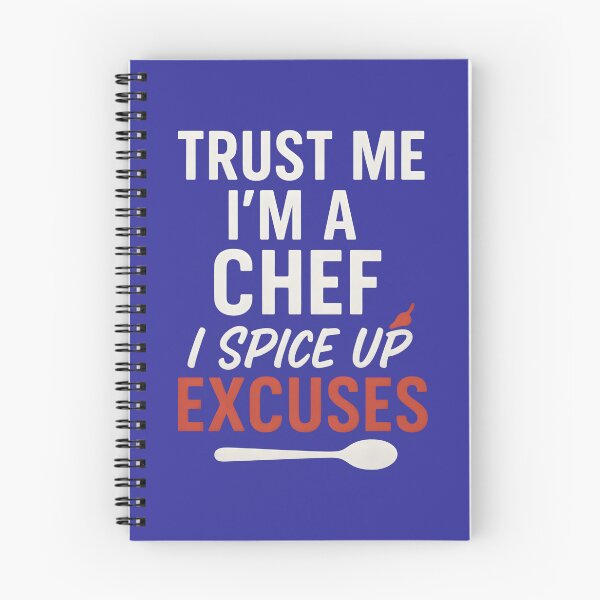 Item preview, Funny Chef Quote | “Trust Me I’m a Chef, I Spice Up Excuses” | Sarcastic Gift designed and sold by -TRAZZA-.