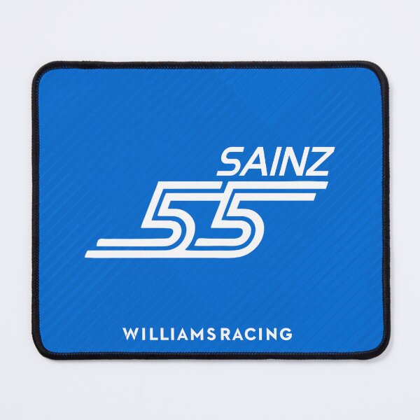 Item preview, Carlos Sainz 55 Logo Williams Racing F1 Blue Art designed and sold by Studio F1Grid.
