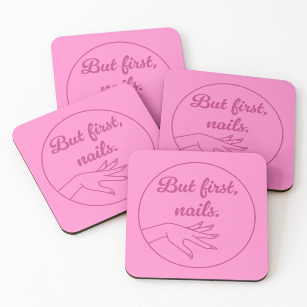 Item preview, But First, Nails - Berry designed and sold by sillyjess.