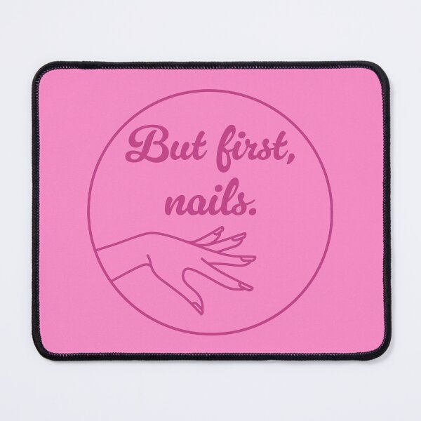 Item preview, But First, Nails - Berry designed and sold by sillyjess.