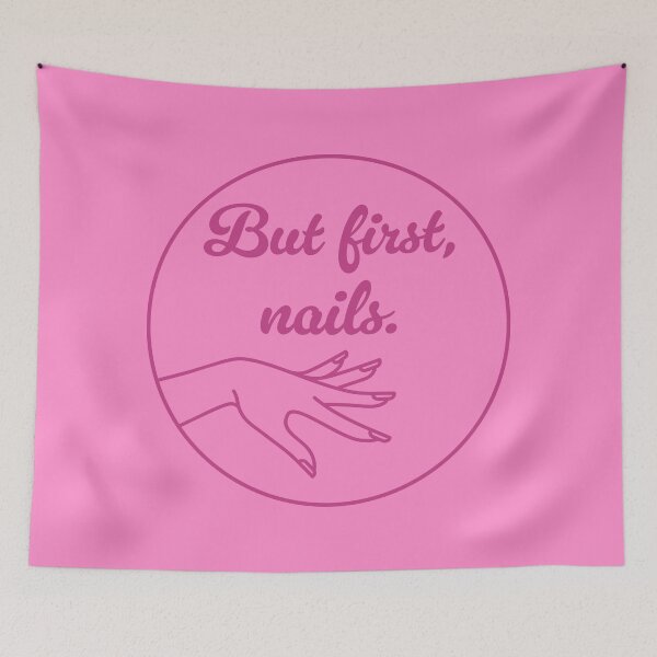 Item preview, But First, Nails - Berry designed and sold by sillyjess.
