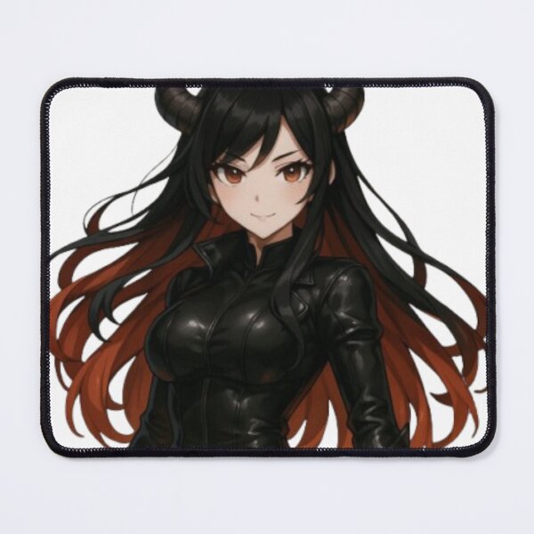 Item preview, Alythra – Charismatic demoness in black leather designed and sold by RebeccaLys Studio.