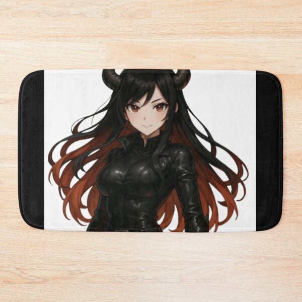 Item preview, Alythra – Charismatic demoness in black leather designed and sold by RebeccaLys Studio.