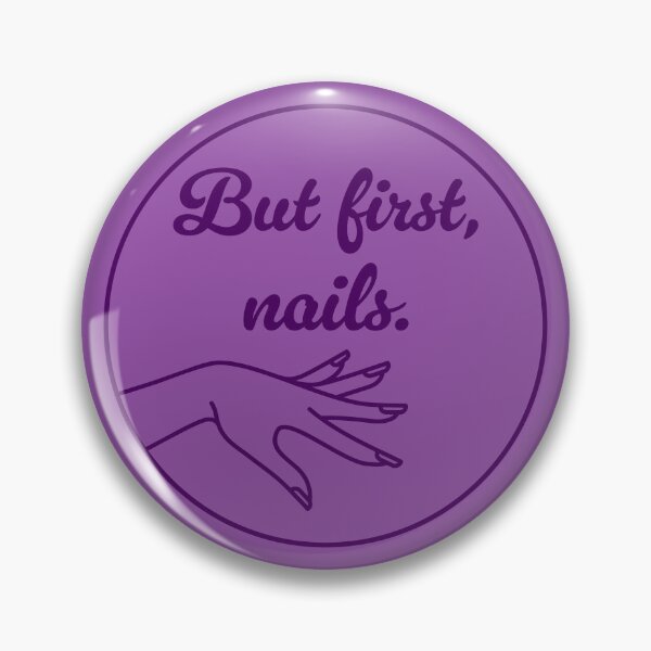 Item preview, But First, Nails - Aubergine designed and sold by sillyjess.