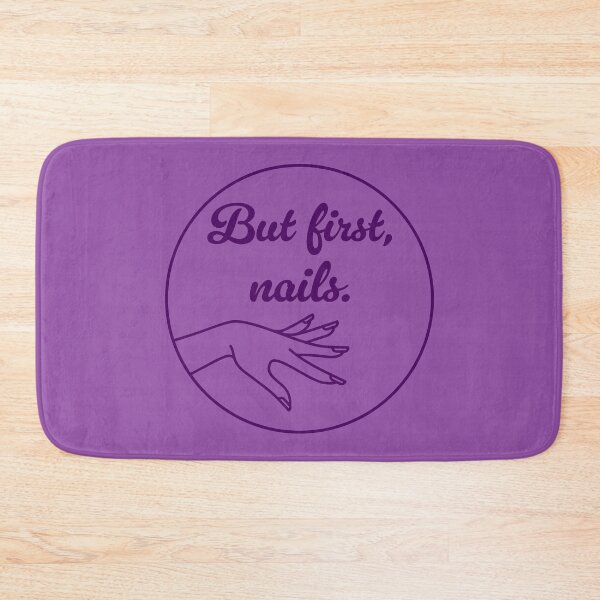 Item preview, But First, Nails - Aubergine designed and sold by sillyjess.