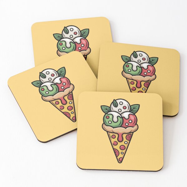 Item preview, Gelato Pizza Cone – Italian Flag Ice Cream Design designed and sold by Timeless Design.