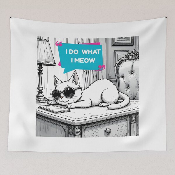 Item preview, Meowster of the Manor- Cool Cat. Cold Facts. designed and sold by PixelInfinite.