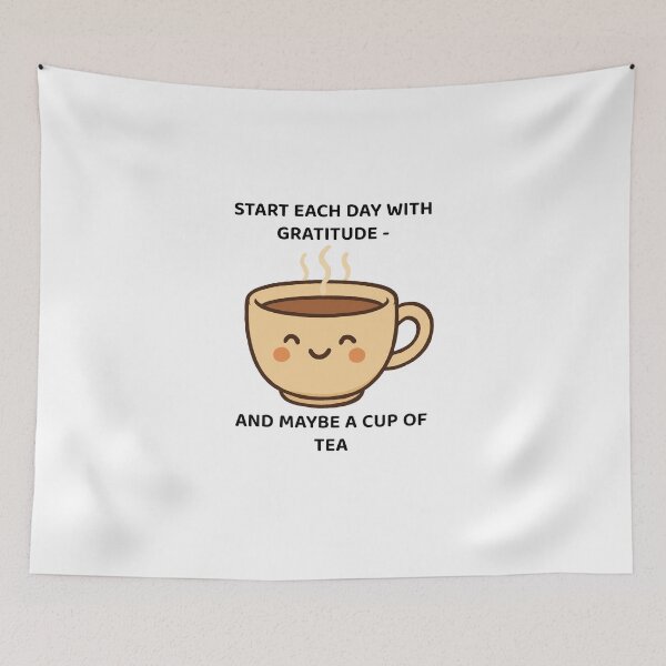 Item preview, Grateful Sips – Kawaii Cup of Warmth designed and sold by Latitude 1°N.