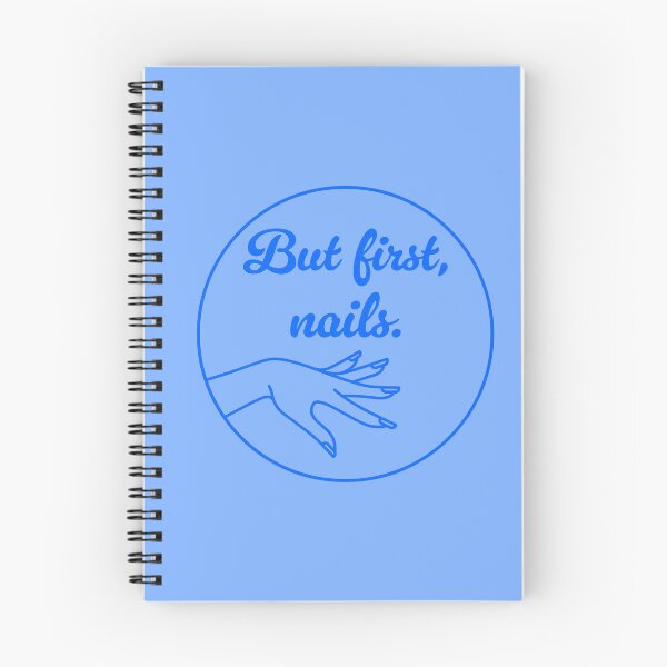 Item preview, But First, Nails - Cornflower designed and sold by sillyjess.