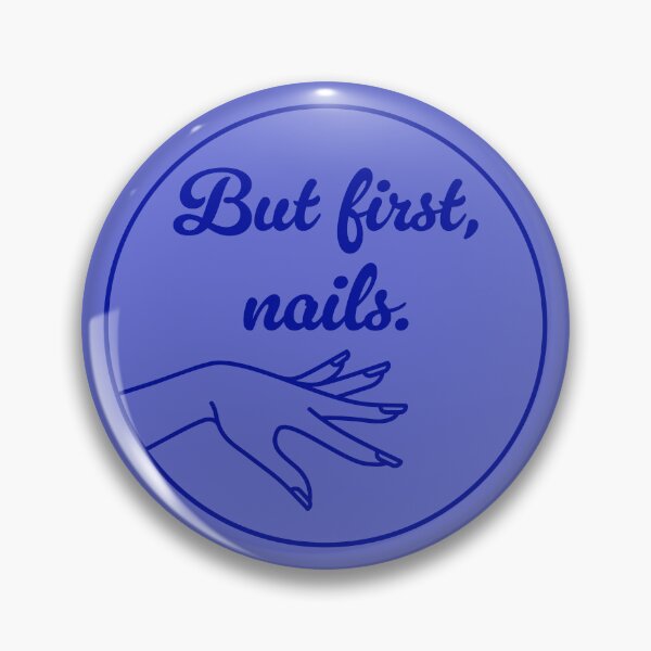 Item preview, But First, Nails - Royal Blue designed and sold by sillyjess.