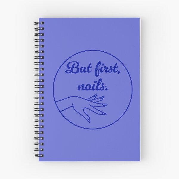 Item preview, But First, Nails - Royal Blue designed and sold by sillyjess.