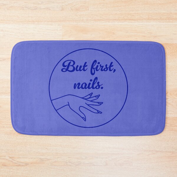 Item preview, But First, Nails - Royal Blue designed and sold by sillyjess.