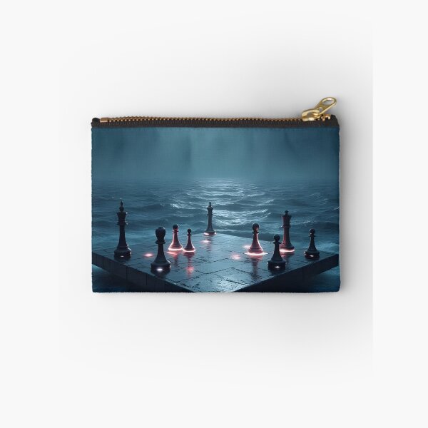 Item preview, Lunar Chessboard on the Ocean Abyss designed and sold by oanaunciuleanu.