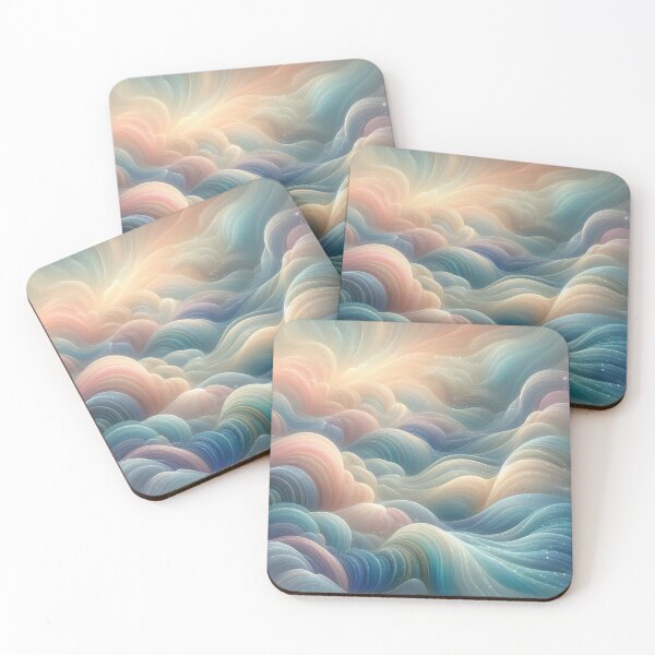 Item preview, Whimsical Ocean Dreams – Pastel Seascape designed and sold by DreamArt Creations.