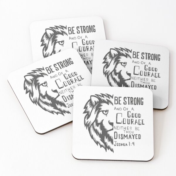 Item preview, Joshua 1:9 Lion Design designed and sold by Cora Worthington Art.