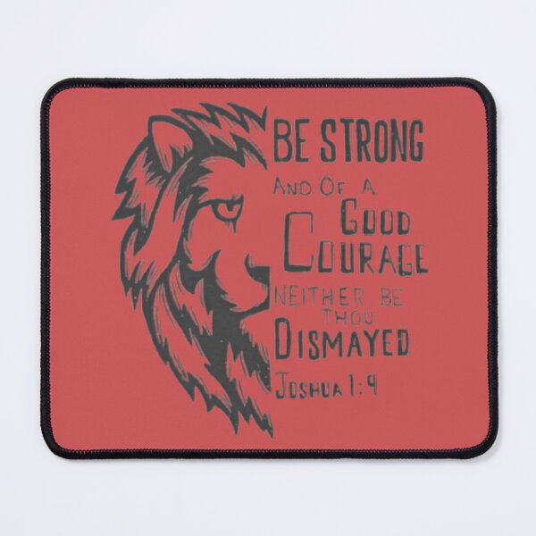 Item preview, Joshua 1:9 Lion Design designed and sold by Cora Worthington Art.