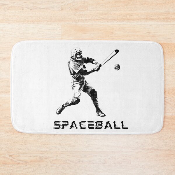 Item preview, Astronaut Playing Baseball In Space Halftone designed and sold by TrueArtsStore.