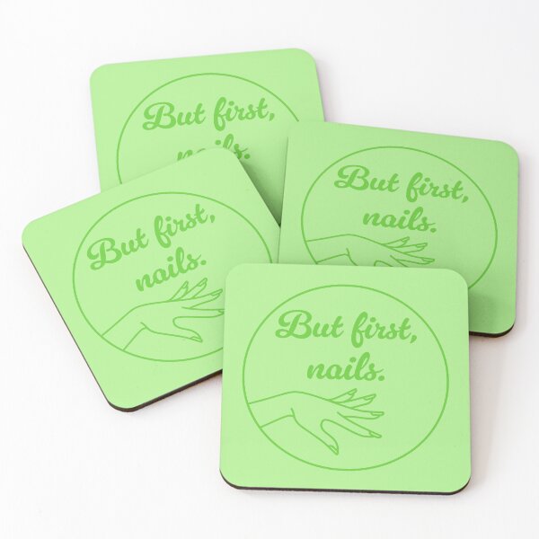 Item preview, But First, Nails - Green designed and sold by sillyjess.