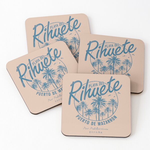 Item preview, Rihuete Beach - Palm Trees Emblem designed and sold by mzrn-souvenirs.