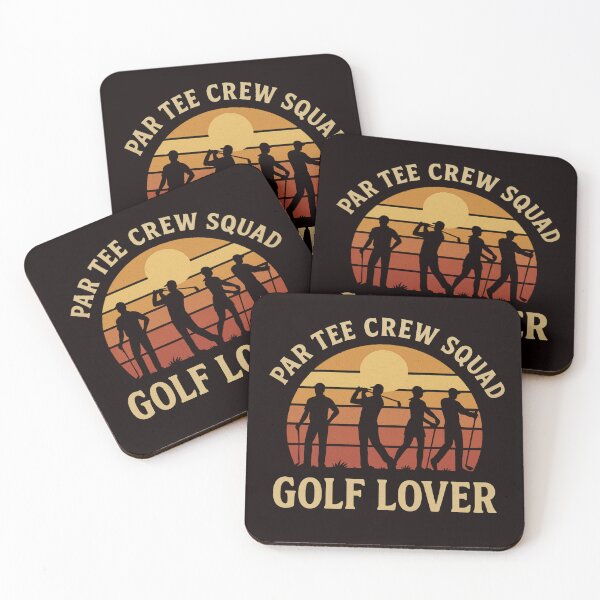 Item preview, Par Tee Crew Squad – Retro Golf Lover Sunset Design designed and sold by FrameFlow.
