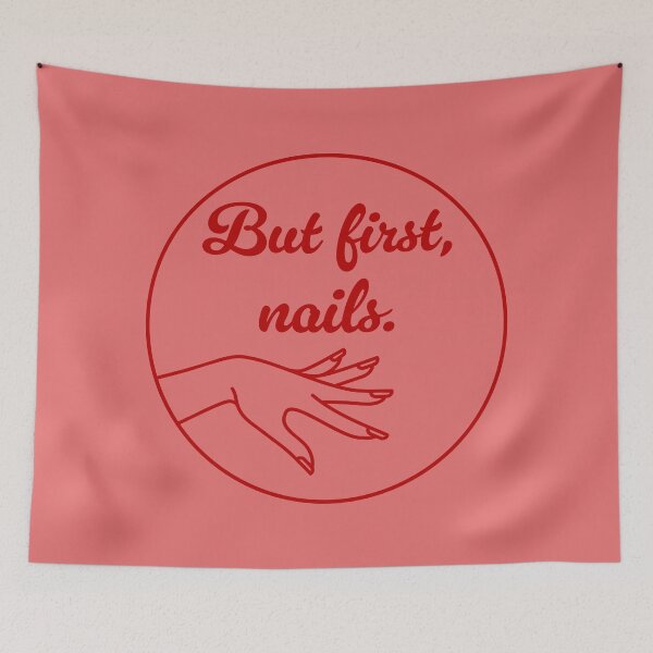 Item preview, But First, Nails - Scarlet designed and sold by sillyjess.