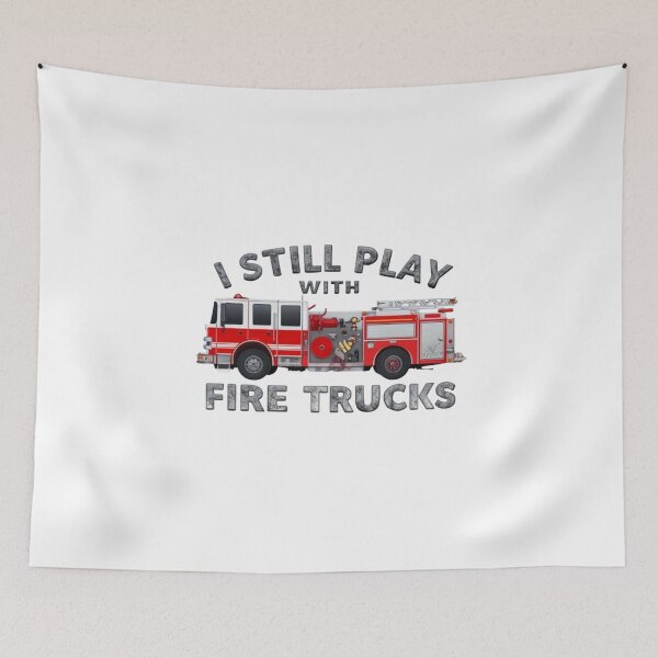 Item preview, I Still Play with Fire Trucks T-Shirt - Funny Firefighter & Truck Lover Gift for Dad, Grandpa, & Kids designed and sold by Colorful-Garden.