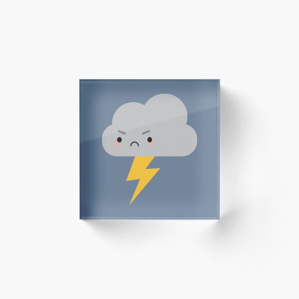 Item preview, Kawaii Thunder & Lightning Cloud designed and sold by marcelinesmith.