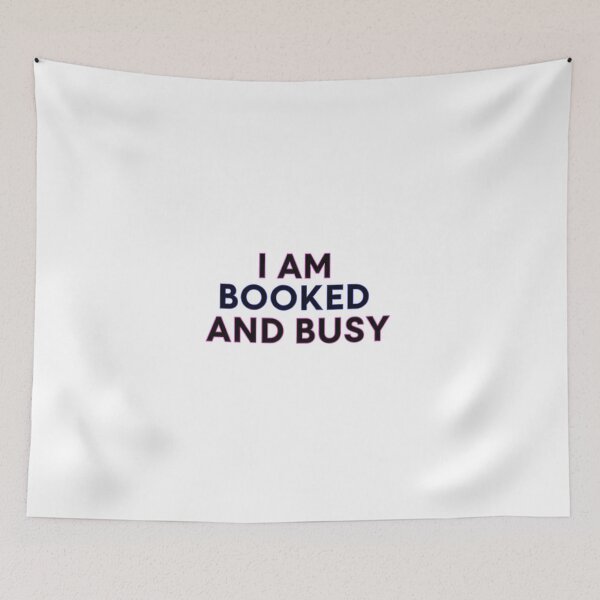Item preview, "I Am Booked And Busy" Affirmation | Motivational & Empowering Art designed and sold by KHEARAH.