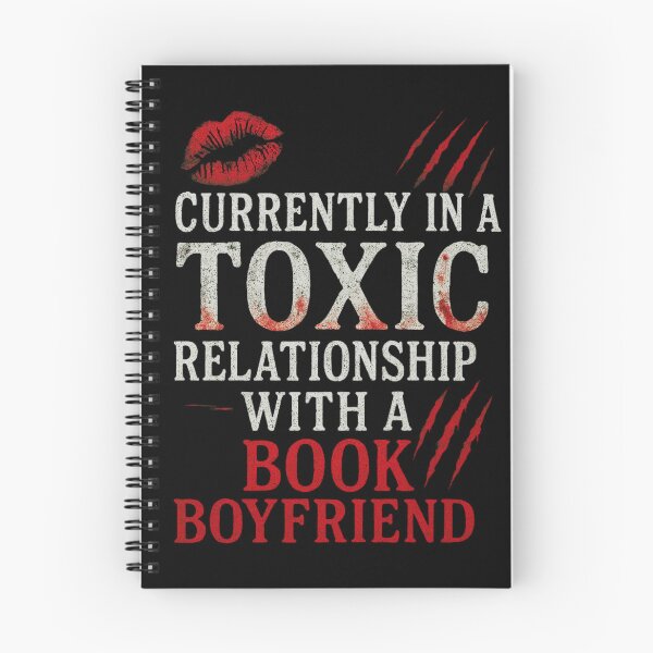 Item preview, Toxic relationship with book boyfriend  designed and sold by Fictional and Feral.