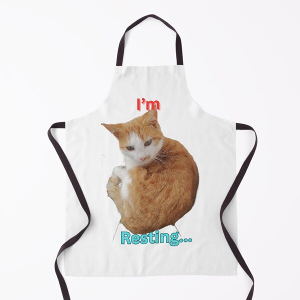 Item preview, I'm Resting - cute ginger cat resting designed and sold by LadyMiloShop.