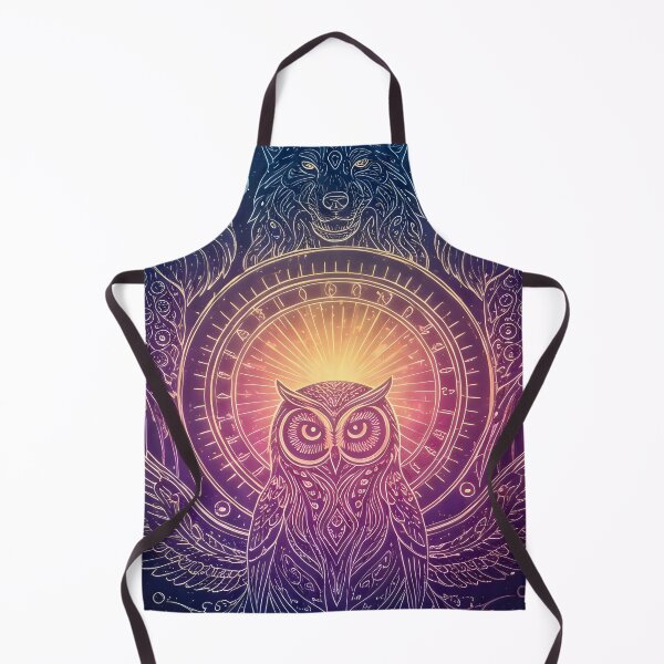 Item preview, Shaman Drum Circle with Spirit Animals designed and sold by HofTao.