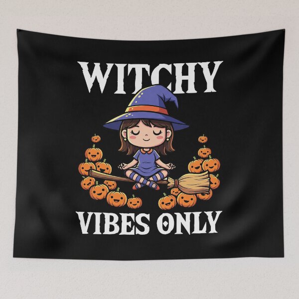 Item preview, WITCHY VIBES ONLY - WITCH HALLOWEEN designed and sold by KEF Custom.