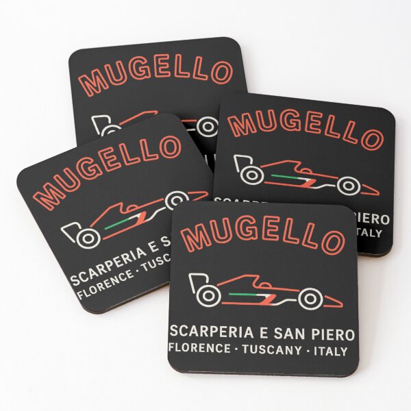 Item preview, Mugello Circuit Neon Racing Design | Florence Tuscany Italy Motorsport F1 Track Graphic designed and sold by Tidal Arts.