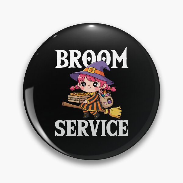 Item preview, BROOM SERVICE - WITCH HALLOWEEN designed and sold by KEF Custom.