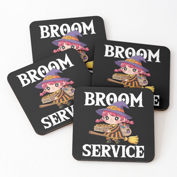 Item preview, BROOM SERVICE - WITCH HALLOWEEN designed and sold by KEF Custom.