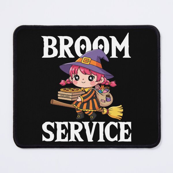 Item preview, BROOM SERVICE - WITCH HALLOWEEN designed and sold by KEF Custom.