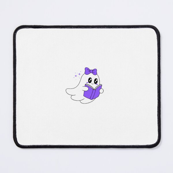 Item preview, Cute Ghost Reading a Book Sticker – Kawaii Spooky Literary Vinyl Decal designed and sold by souldesignsni.