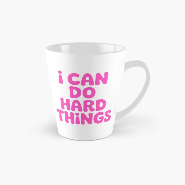 Item preview, I Can Do Hard Things! Pink Girl designed and sold by PMCreative.