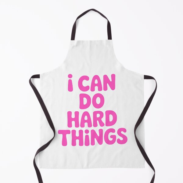 Item preview, I Can Do Hard Things! Pink Girl designed and sold by PMCreative.